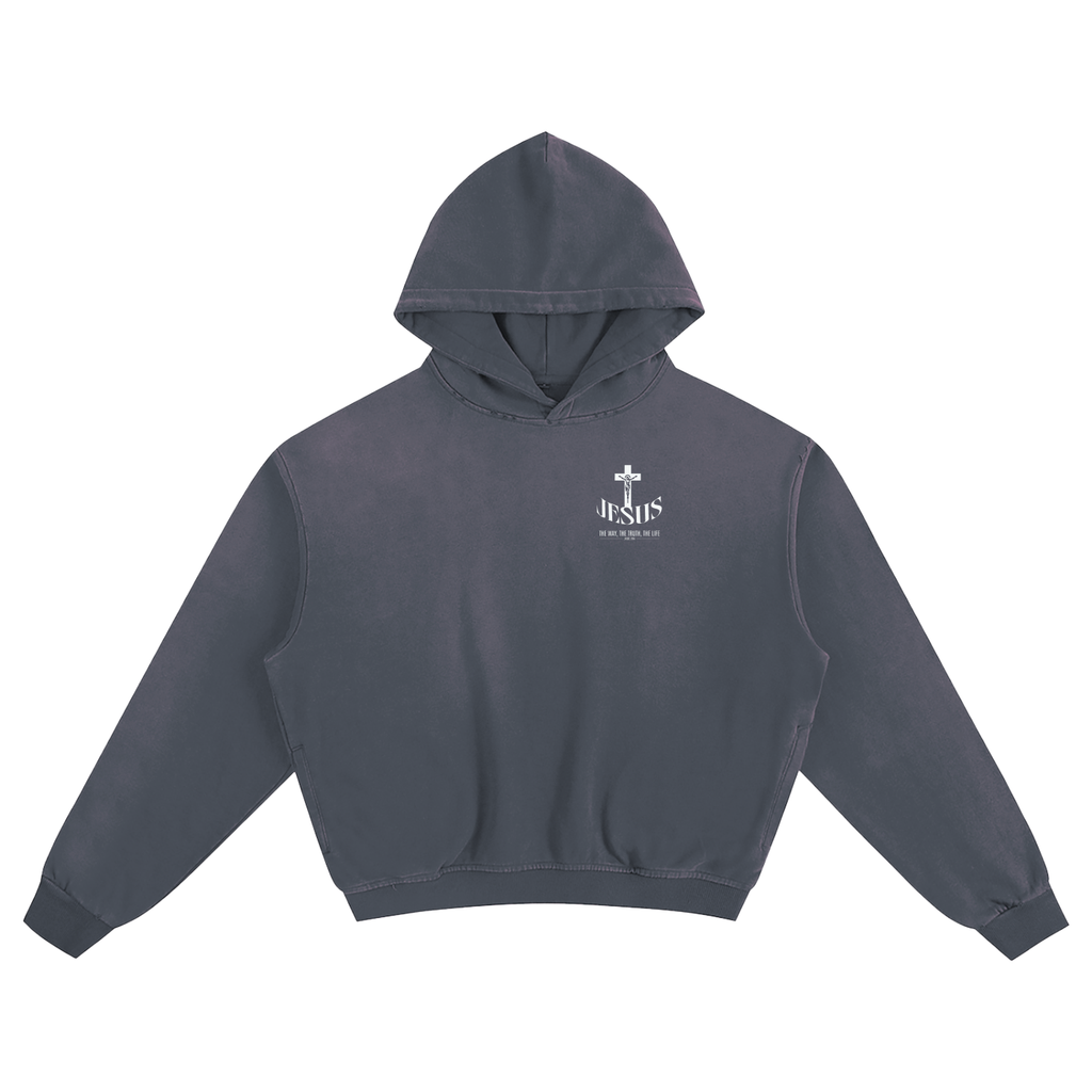 Jesus's Sunfade Boxy Hoodie