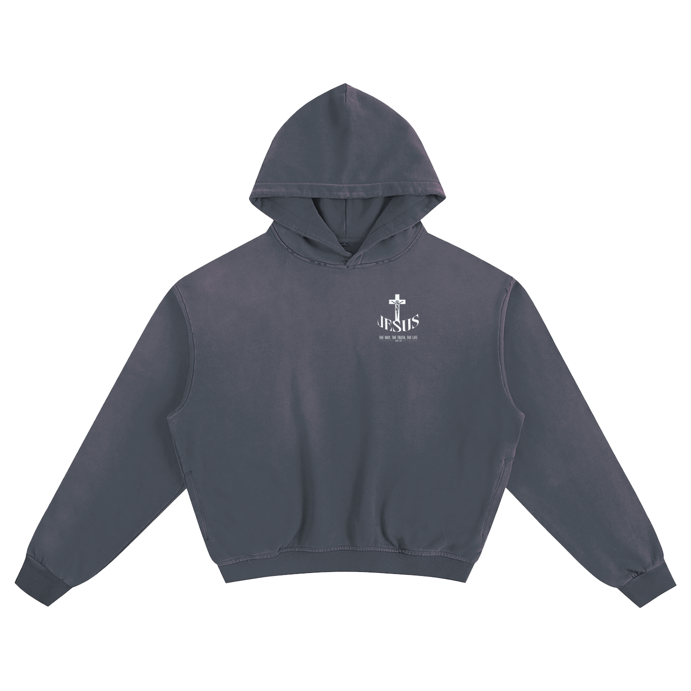 Jesus's Sunfade Boxy Hoodie