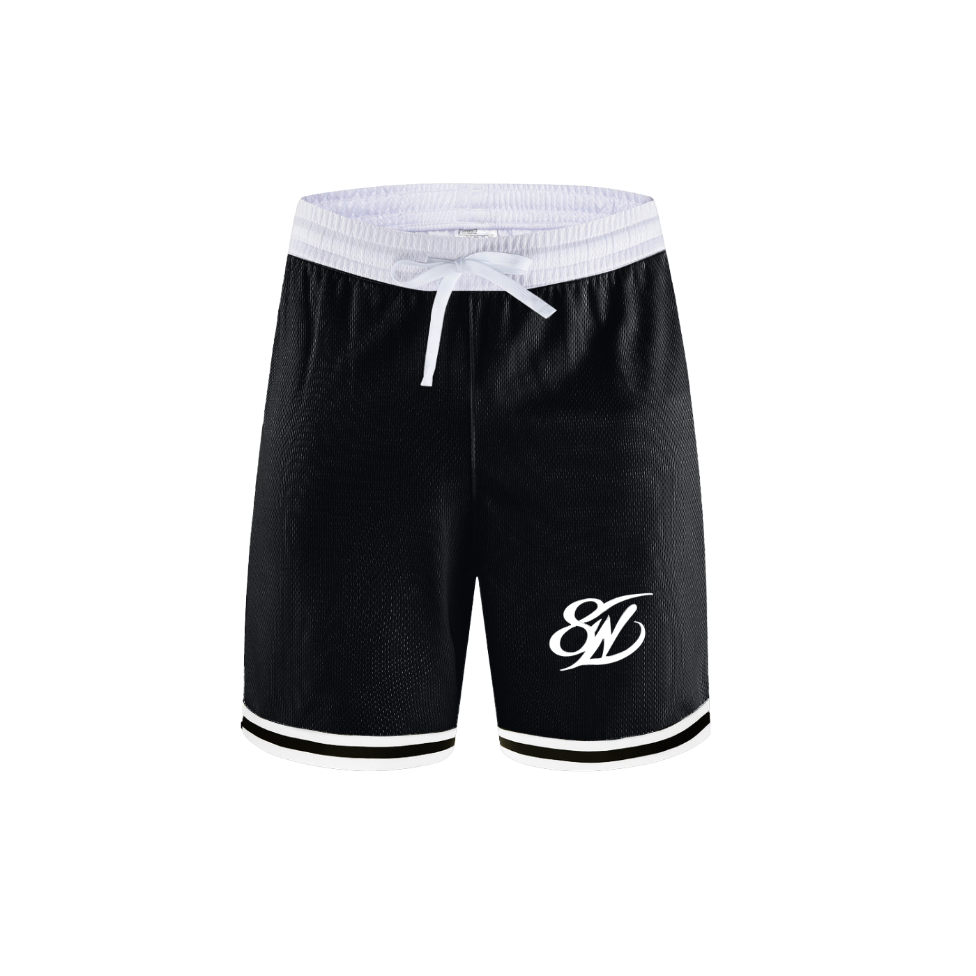 Classic Stripe Trim Basketball Shorts