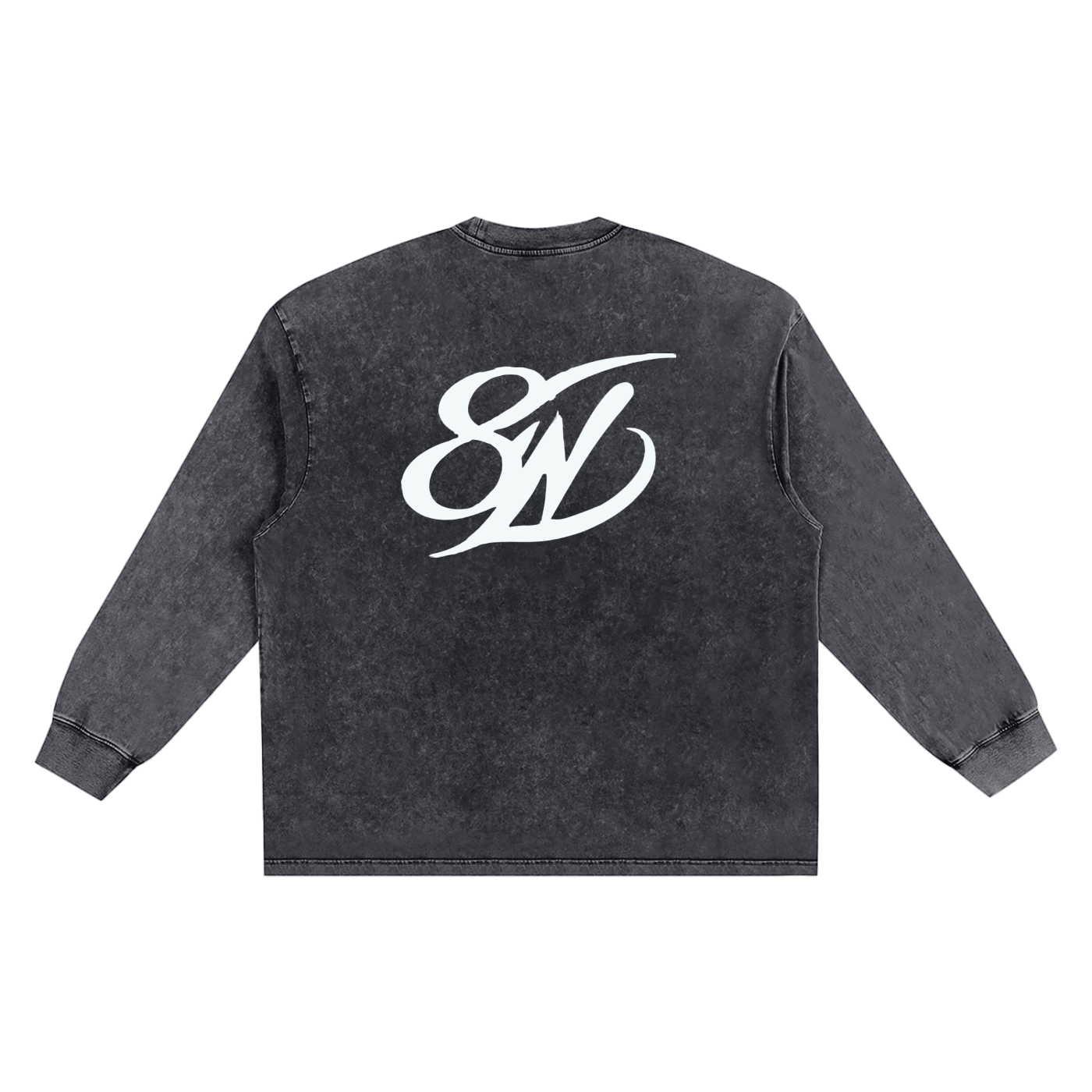 Snow Washed Oversize Long Sleeve T-shirt