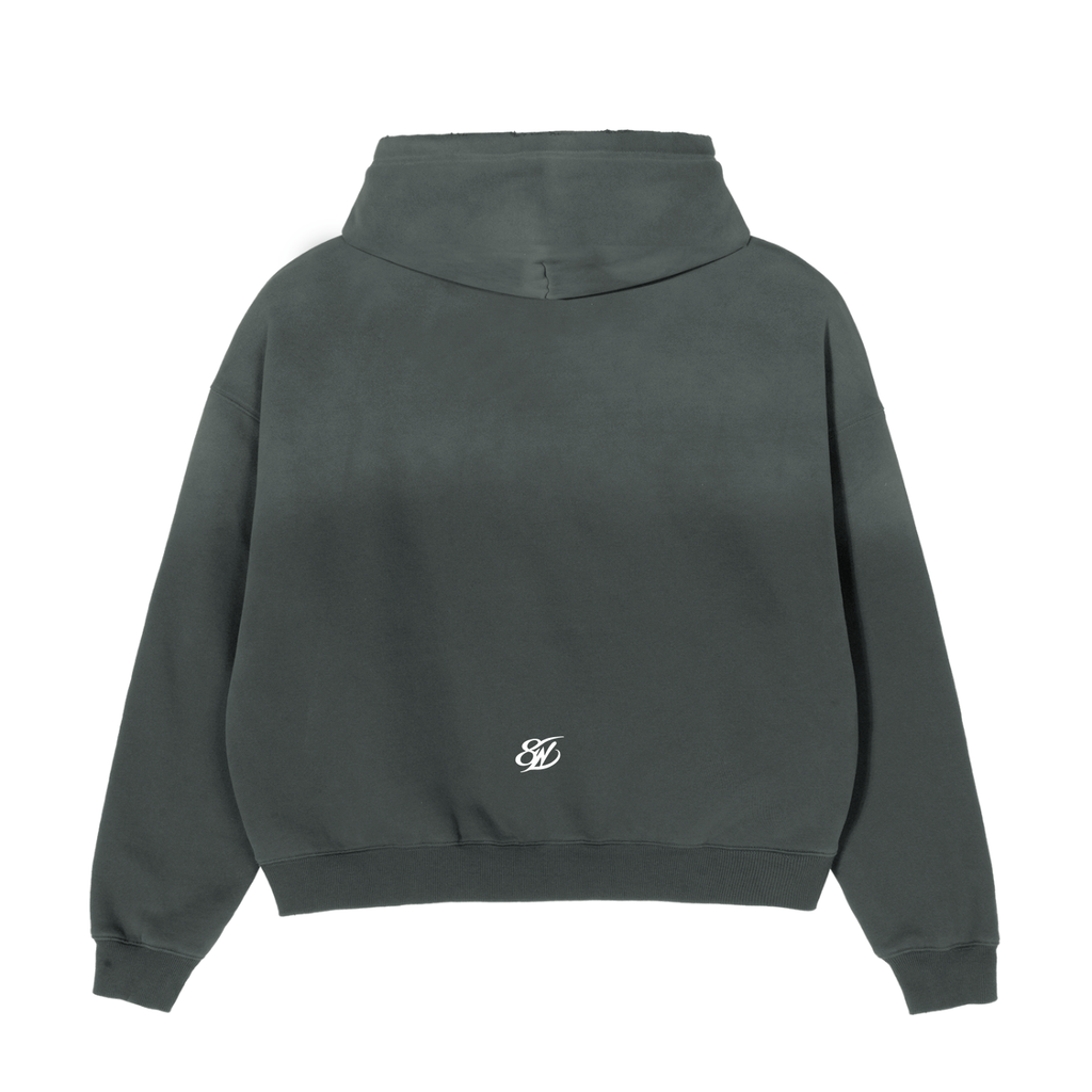 Frayed Sunfade Boxy Hoodie