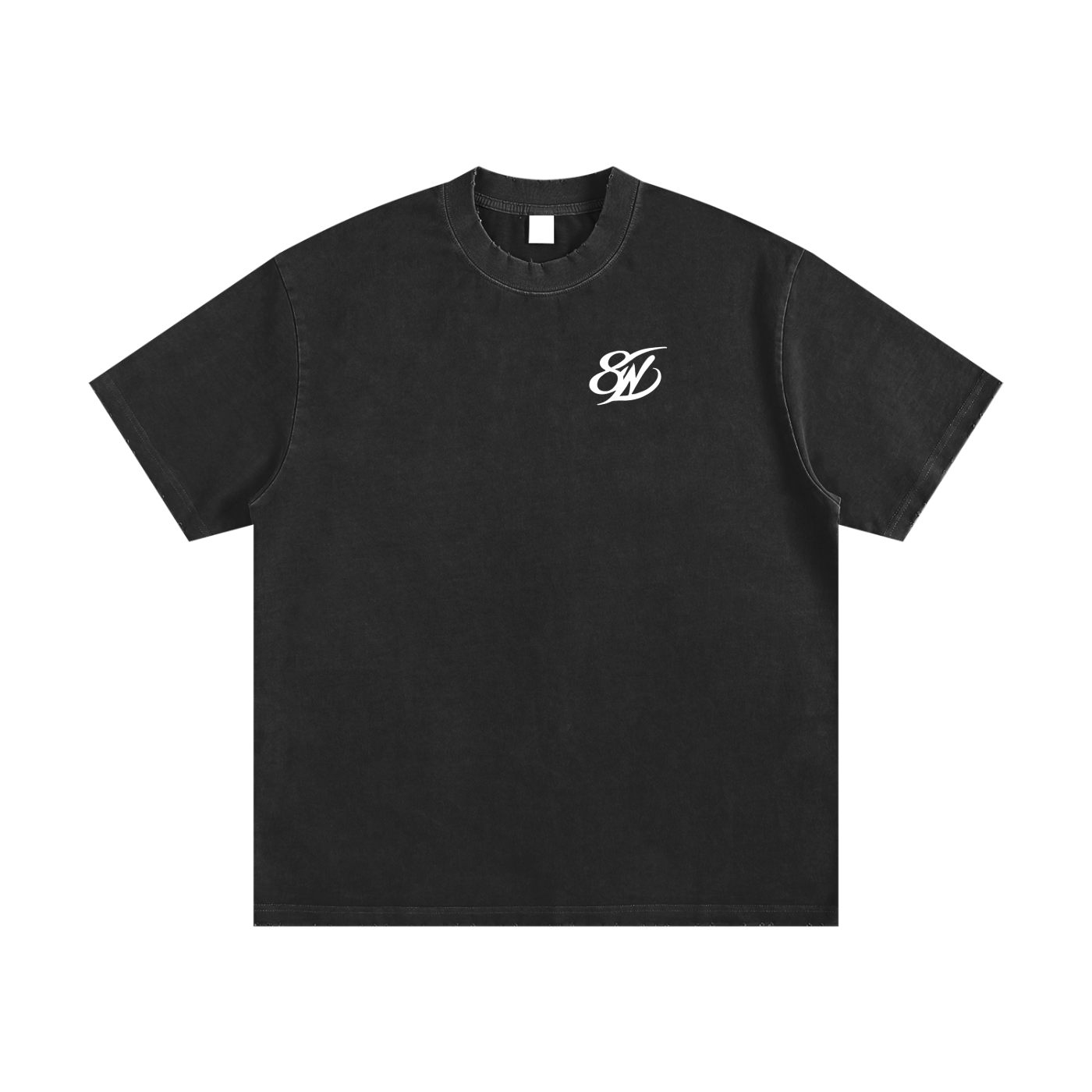 Heavyweight Vintage Washed Frayed T-Shirt