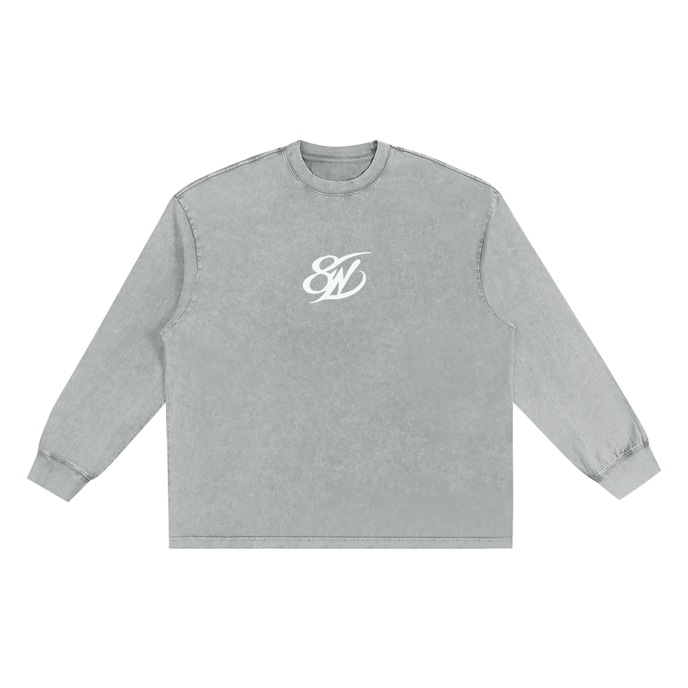 Snow Washed Oversize Long Sleeve T-shirt