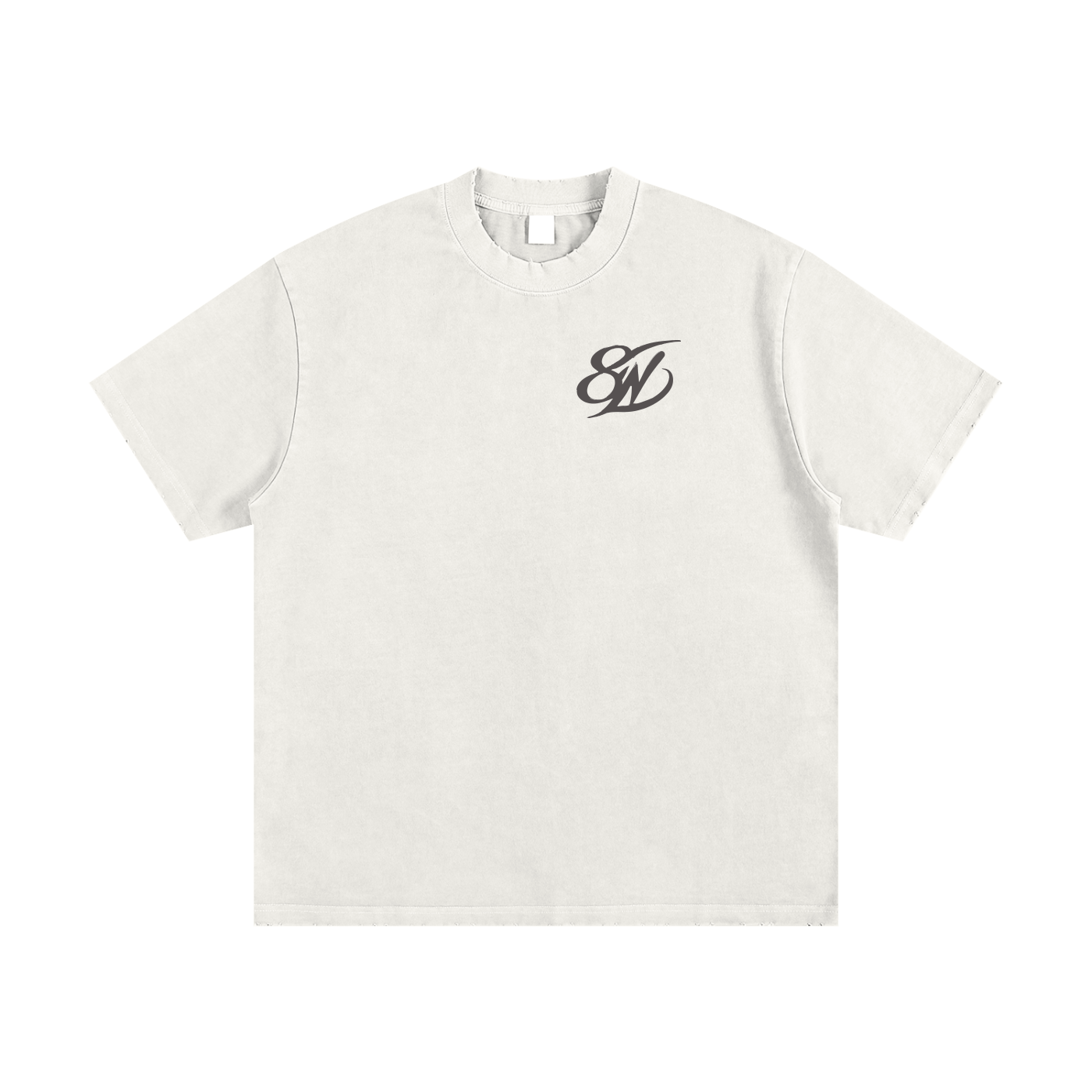 Heavyweight Vintage Washed Frayed T-Shirt
