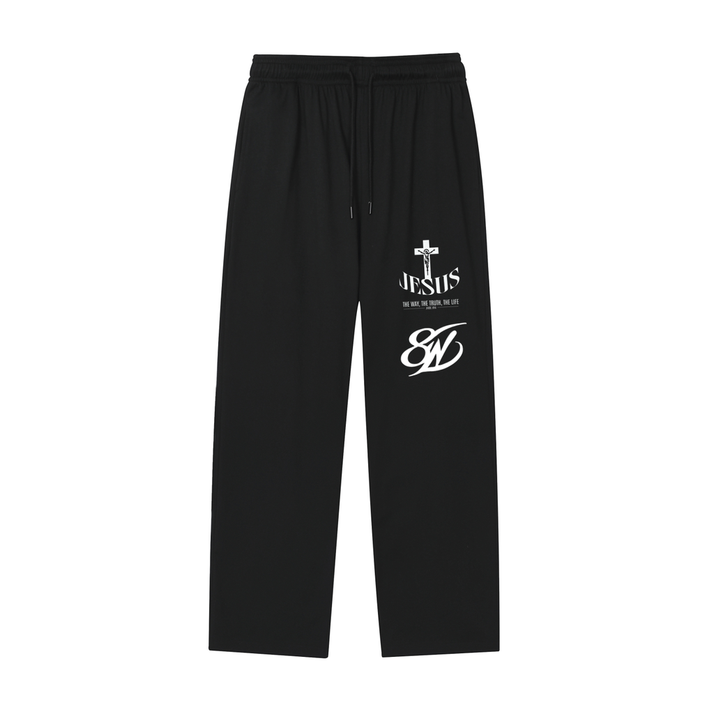 Mesh-Lined Quick-Dry Performance Athletic Leg Pants