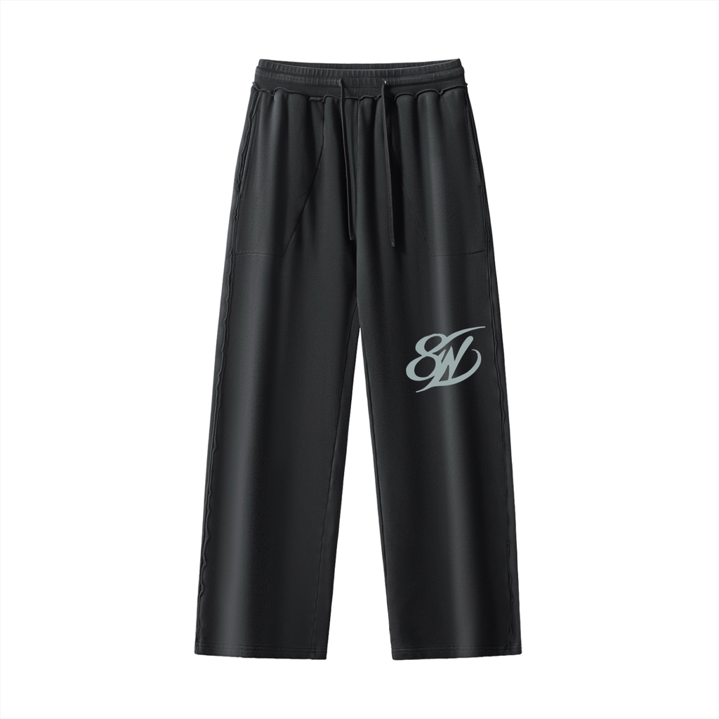 Raw-Seam Enzyme Washed Sweatpants