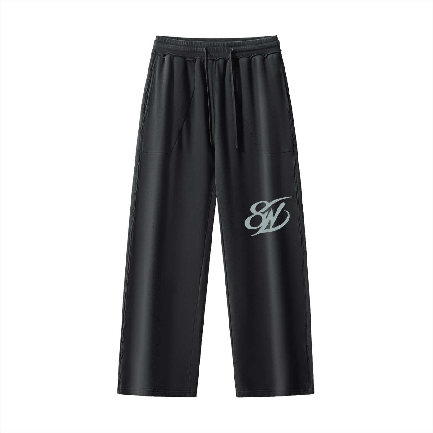 Raw-Seam Enzyme Washed Sweatpants