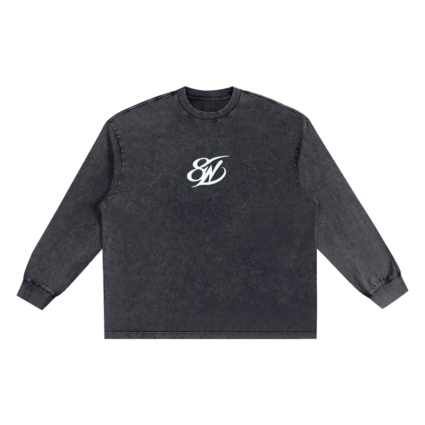Snow Washed Oversize Long Sleeve T-shirt
