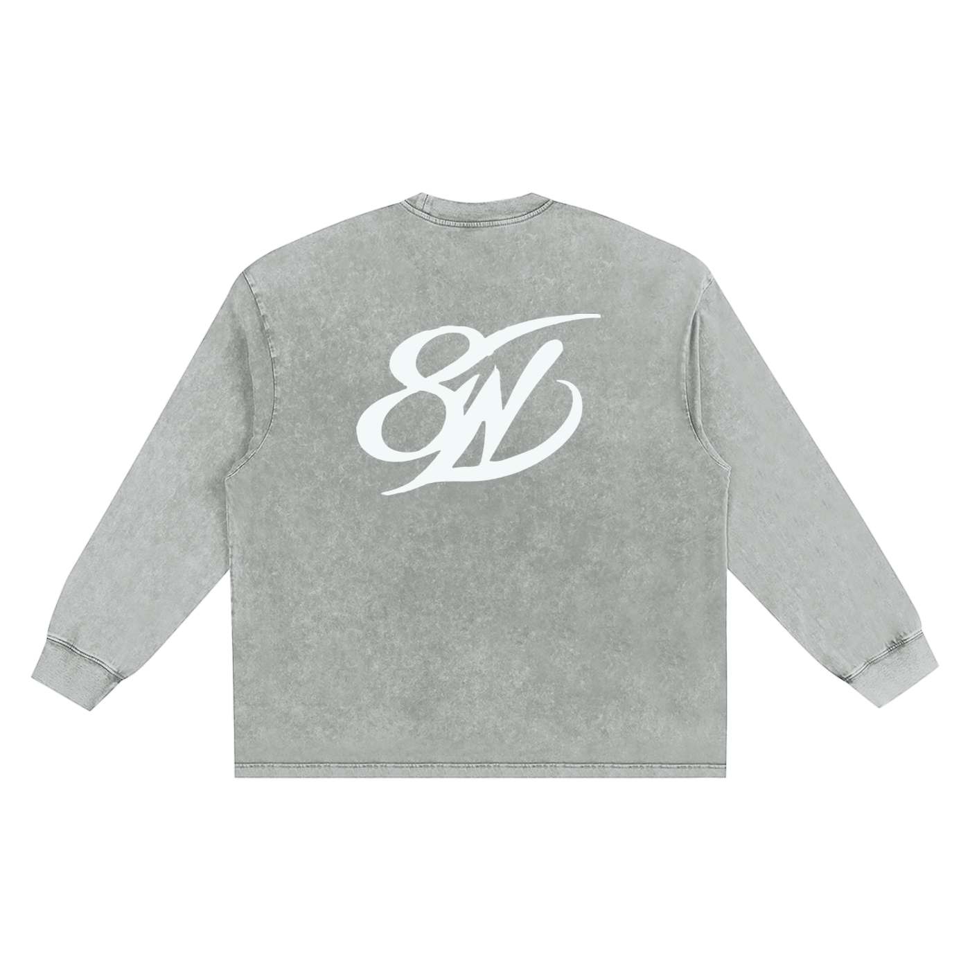 Snow Washed Oversize Long Sleeve T-shirt