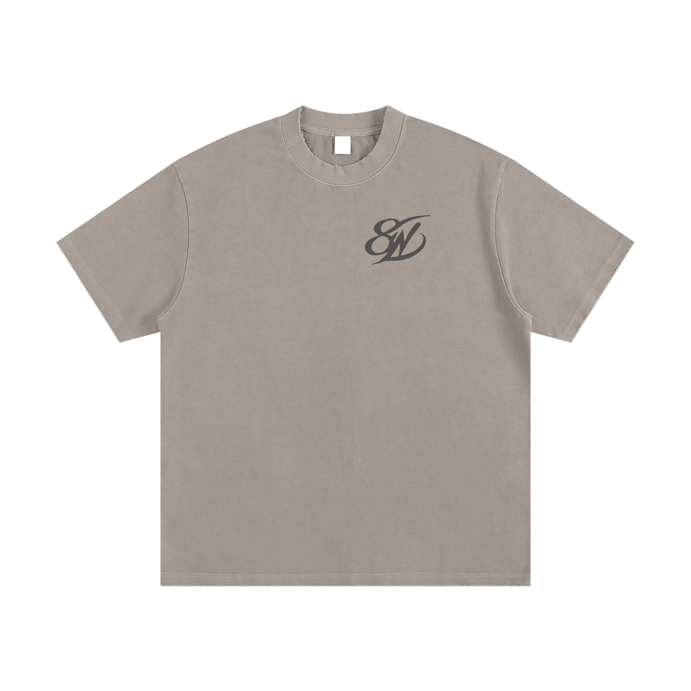 Heavyweight Vintage Washed Frayed T-Shirt